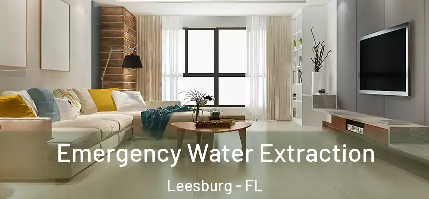  Emergency Water Extraction Leesburg - FL